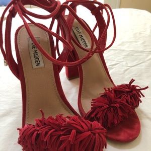 Steve Madden red heels